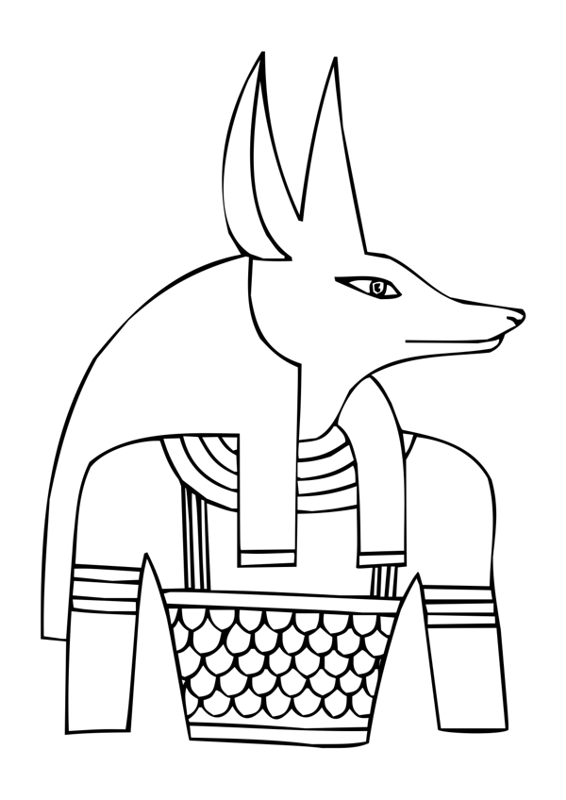 Раскраска: Египетская мифология (Боги и богини) #111148 - Бесплатные раскраски для печати