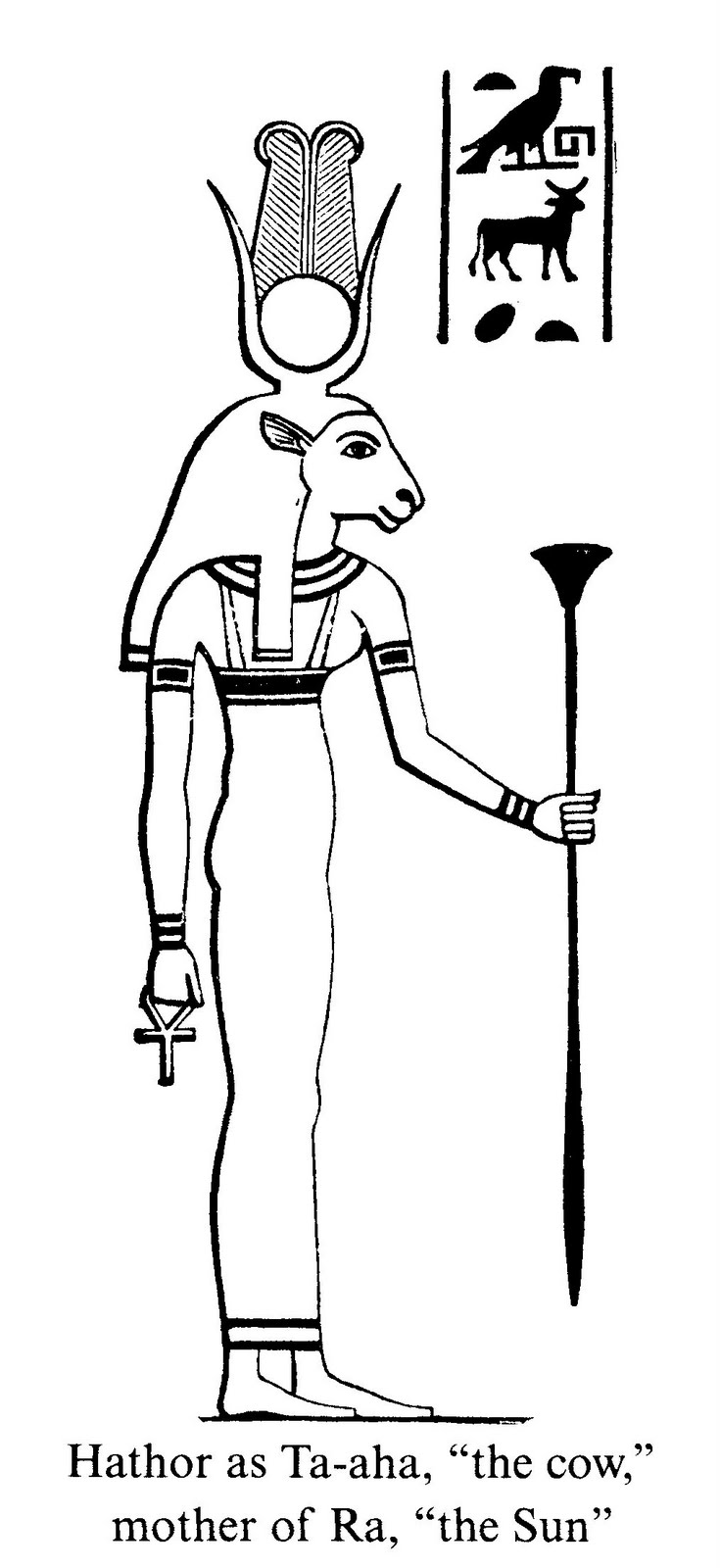 Богиня Хатхор в древнем Египте