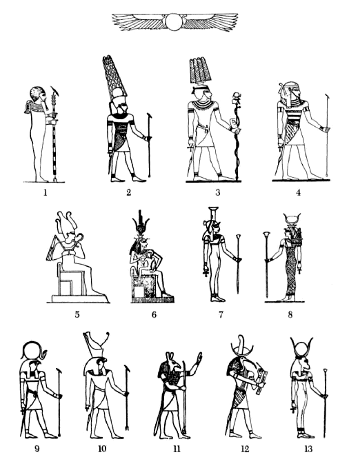 Раскраска: Египетская мифология (Боги и богини) #111159 - Бесплатные раскраски для печати