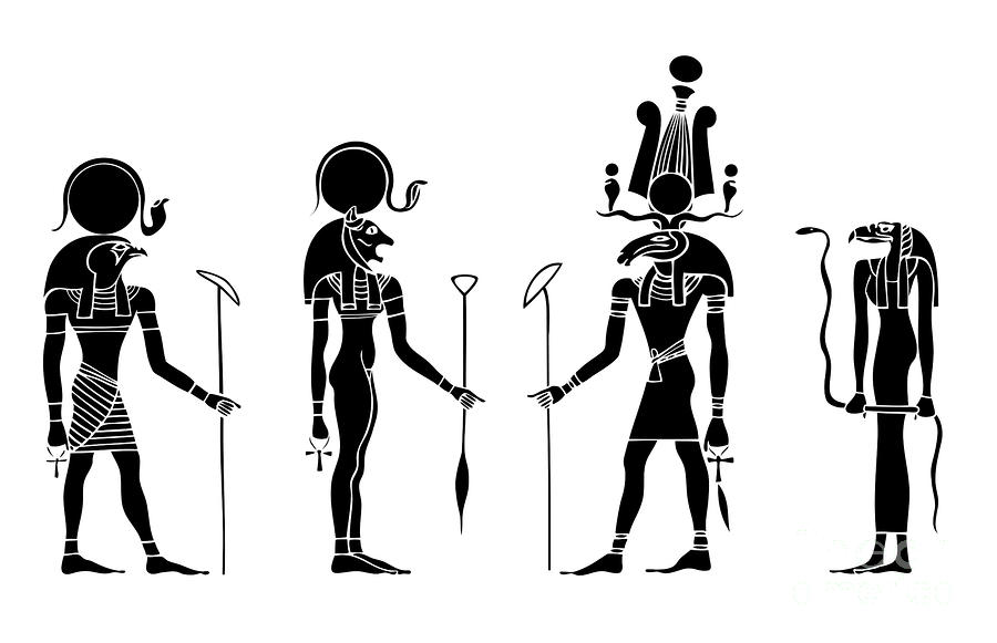 Раскраска: Египетская мифология (Боги и богини) #111163 - Бесплатные раскраски для печати