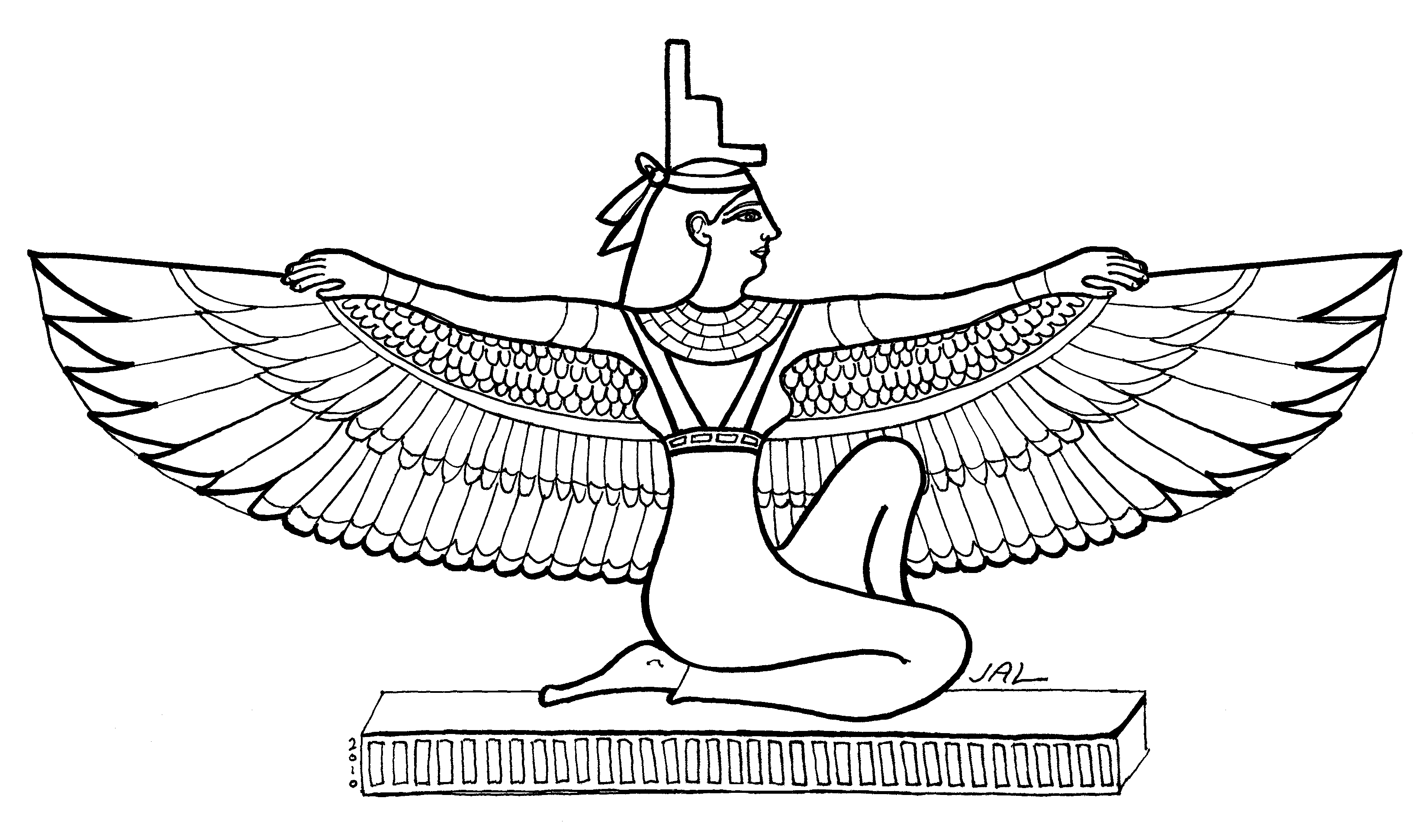 Раскраска: Египетская мифология (Боги и богини) #111174 - Бесплатные раскраски для печати