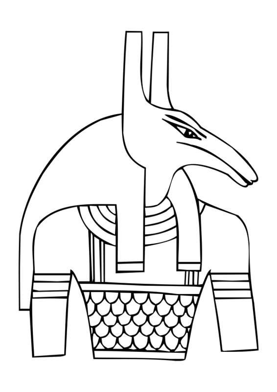 Раскраска: Египетская мифология (Боги и богини) #111178 - Бесплатные раскраски для печати