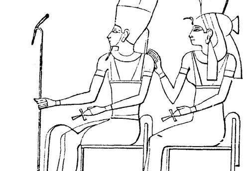 Раскраска: Египетская мифология (Боги и богини) #111223 - Бесплатные раскраски для печати