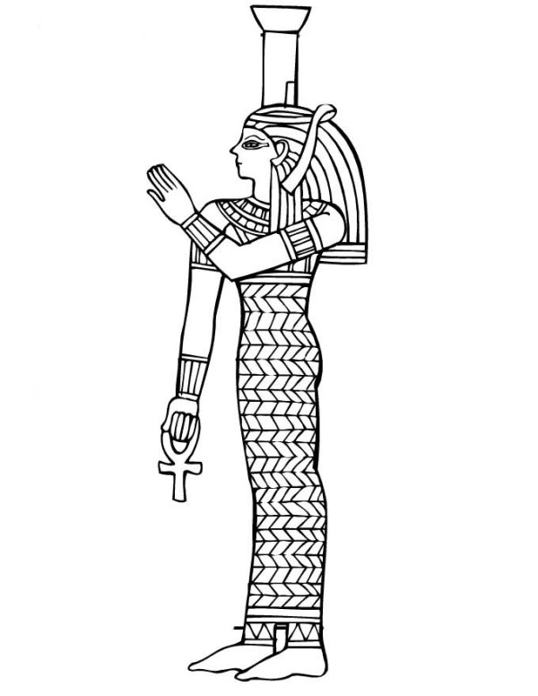 Раскраска: Египетская мифология (Боги и богини) #111229 - Бесплатные раскраски для печати