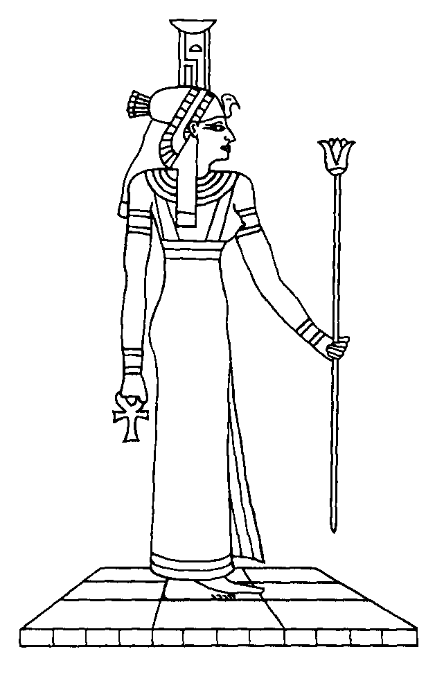 Раскраска: Египетская мифология (Боги и богини) #111230 - Бесплатные раскраски для печати