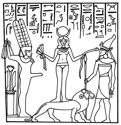 Раскраска: Египетская мифология (Боги и богини) #111232 - Бесплатные раскраски для печати