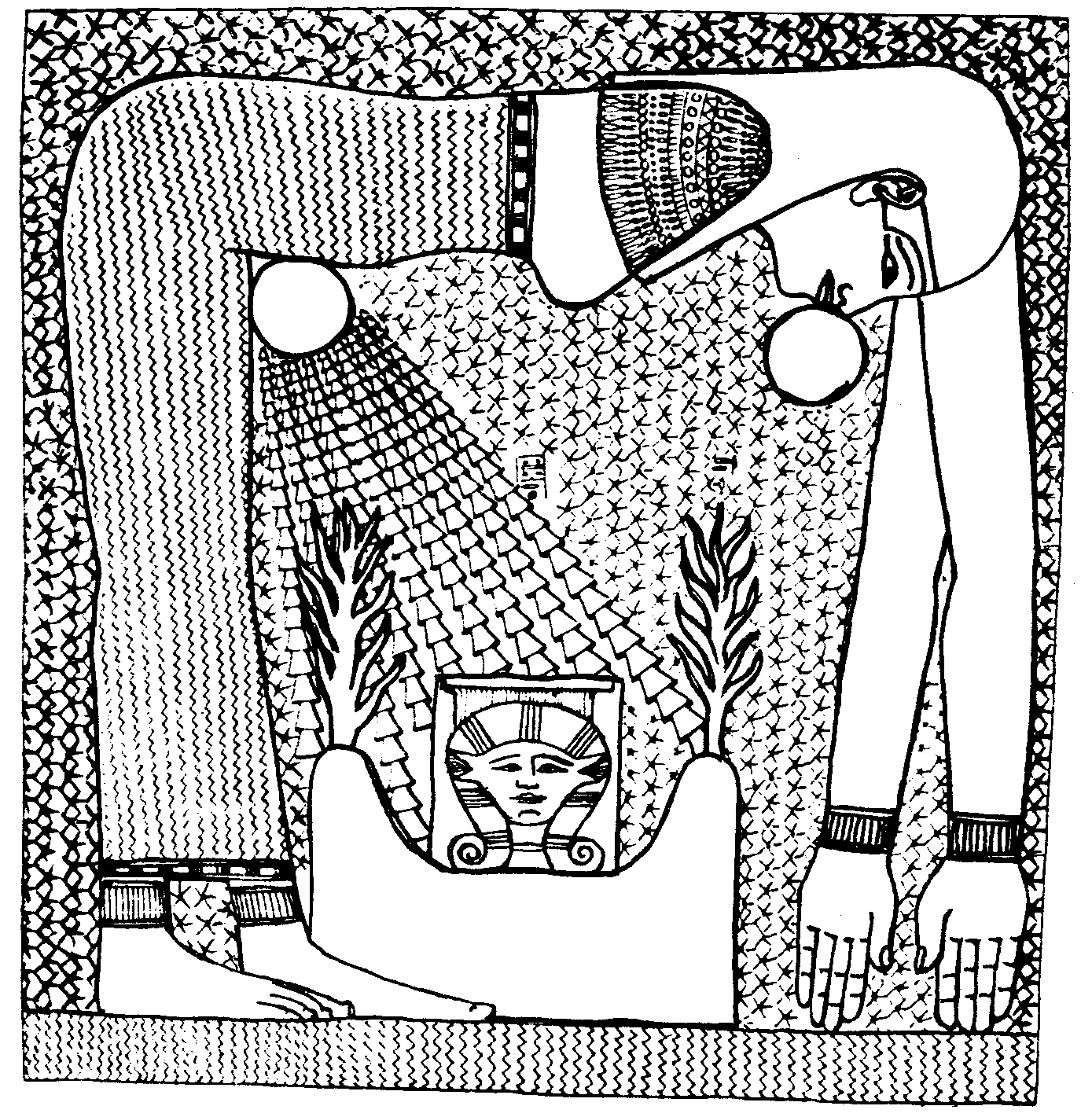 Раскраска: Египетская мифология (Боги и богини) #111233 - Бесплатные раскраски для печати