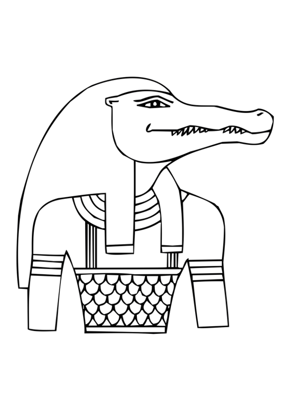 Раскраска: Египетская мифология (Боги и богини) #111244 - Бесплатные раскраски для печати