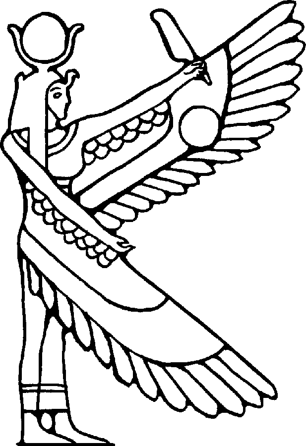Раскраска: Египетская мифология (Боги и богини) #111249 - Бесплатные раскраски для печати