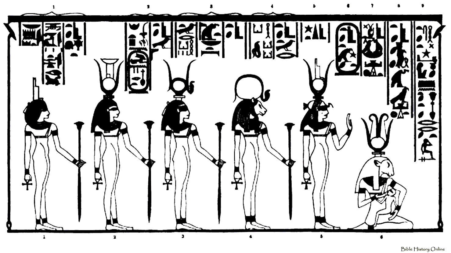 Раскраска: Египетская мифология (Боги и богини) #111265 - Бесплатные раскраски для печати