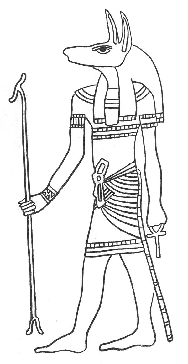 Раскраска: Египетская мифология (Боги и богини) #111269 - Бесплатные раскраски для печати