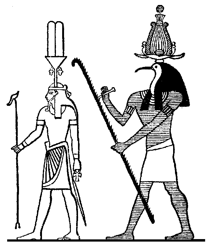 Раскраска: Египетская мифология (Боги и богини) #111294 - Бесплатные раскраски для печати