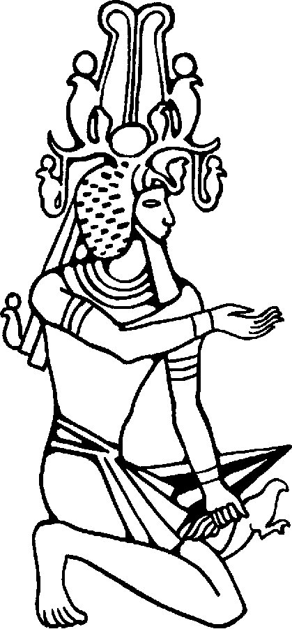 Раскраска: Египетская мифология (Боги и богини) #111332 - Бесплатные раскраски для печати