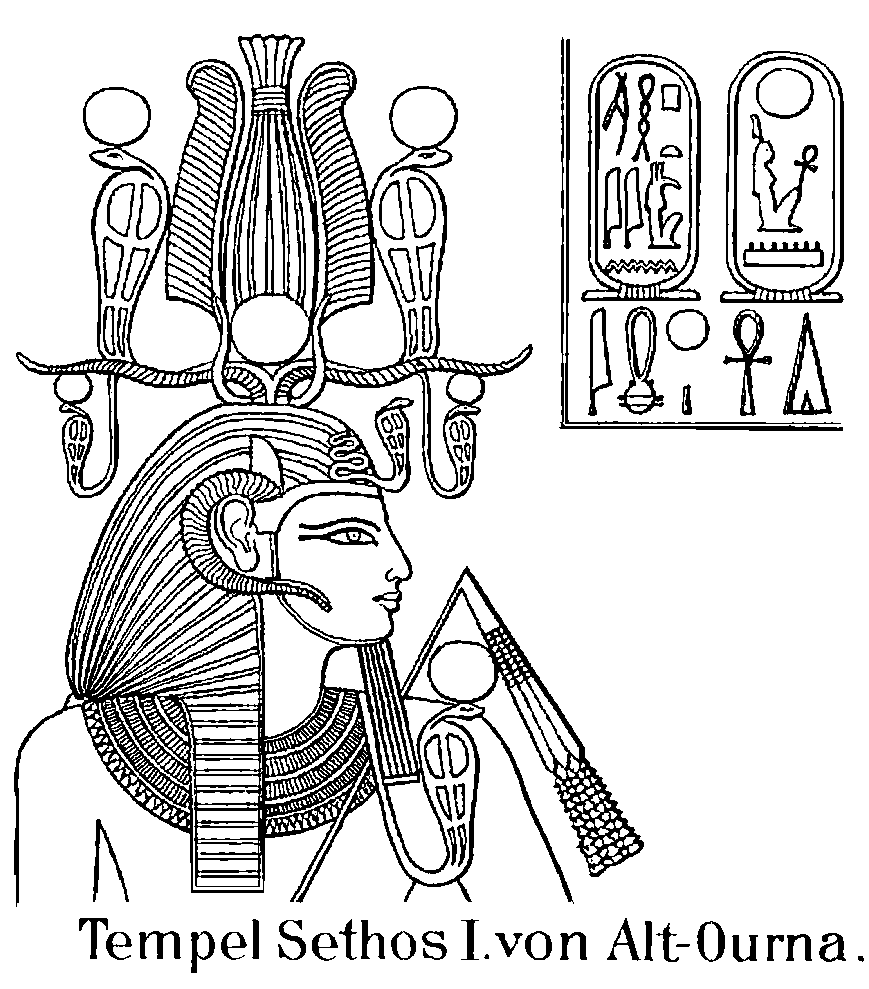 Раскраска: Египетская мифология (Боги и богини) #111360 - Бесплатные раскраски для печати