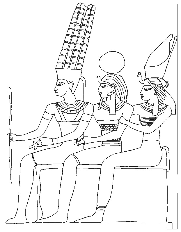 Раскраска: Египетская мифология (Боги и богини) #111463 - Бесплатные раскраски для печати