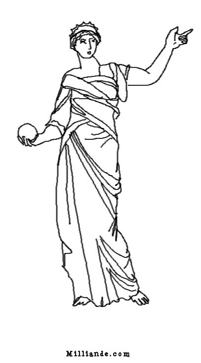 Раскраска: Греческая мифология (Боги и богини) #109719 - Бесплатные раскраски для печати