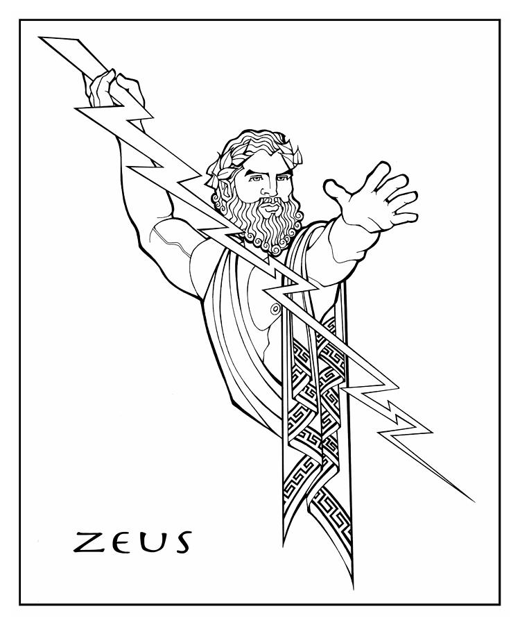 Раскраска: Греческая мифология (Боги и богини) #109802 - Бесплатные раскраски для печати