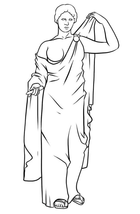 Раскраска: Греческая мифология (Боги и богини) #109907 - Бесплатные раскраски для печати