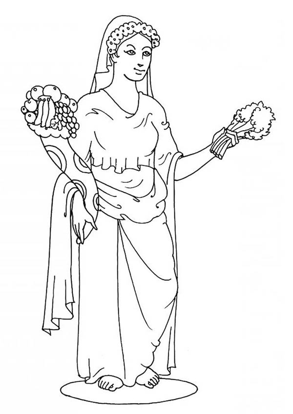 Раскраска: Греческая мифология (Боги и богини) #109952 - Бесплатные раскраски для печати
