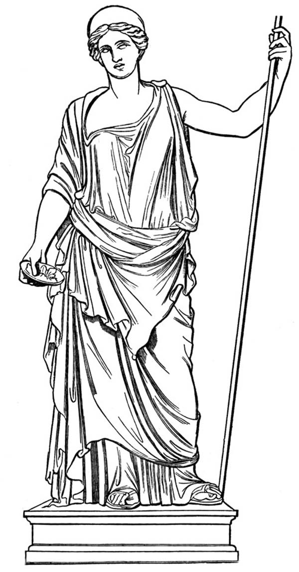 Раскраска: Греческая мифология (Боги и богини) #109969 - Бесплатные раскраски для печати