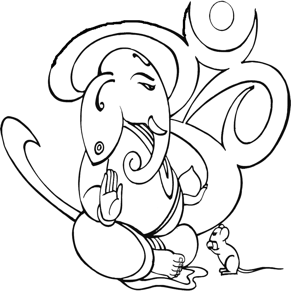 Раскраска: Индуистская мифология (Боги и богини) #109216 - Бесплатные раскраски для печати