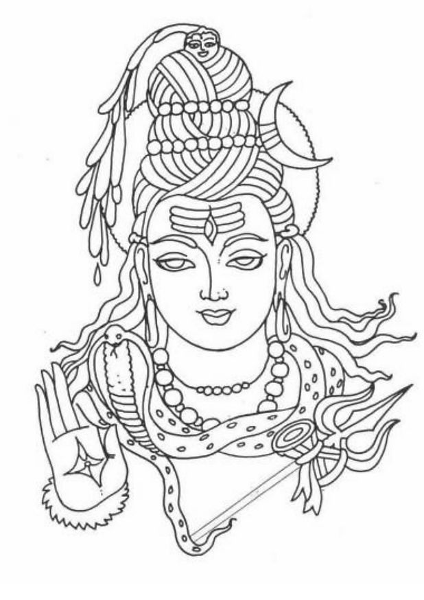 Раскраска: Индуистская мифология (Боги и богини) #109217 - Бесплатные раскраски для печати