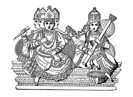 Раскраска: Индуистская мифология (Боги и богини) #109395 - Бесплатные раскраски для печати