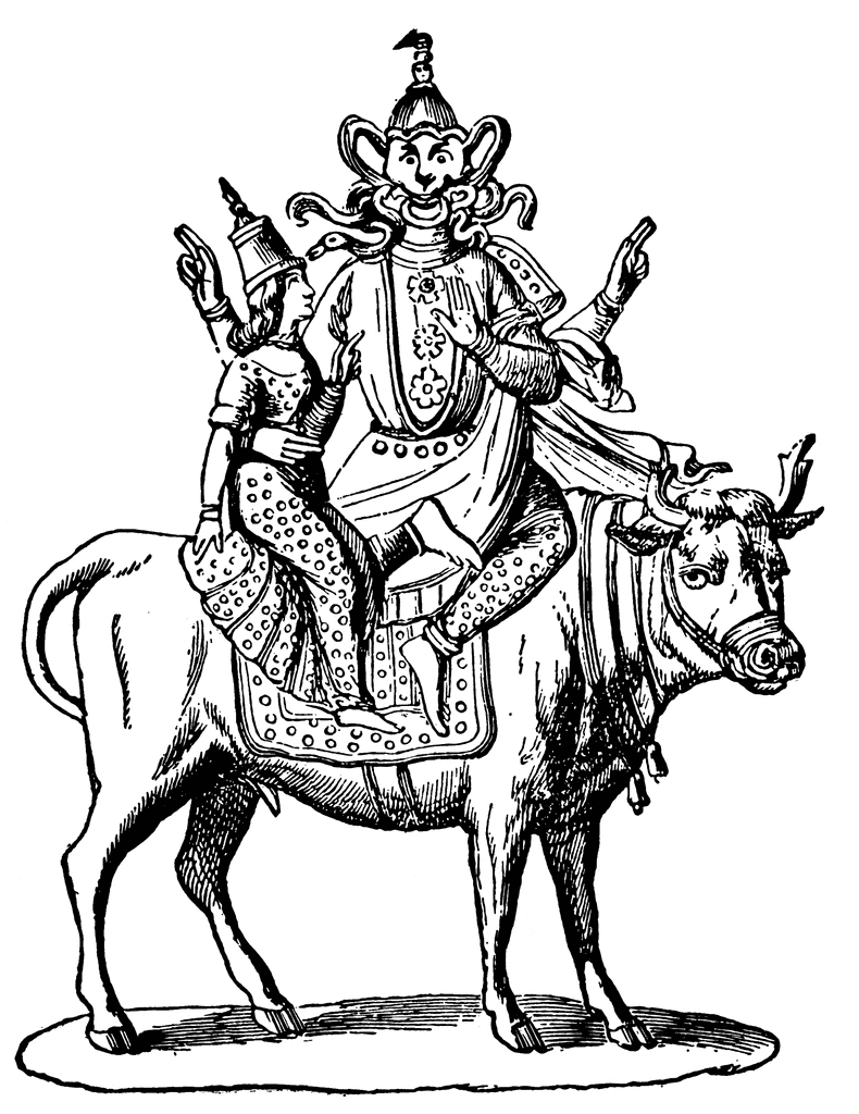 Раскраска: Индуистская мифология (Боги и богини) #109406 - Бесплатные раскраски для печати
