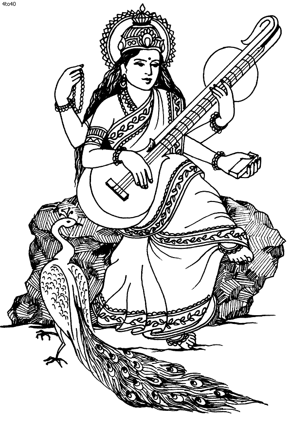 Раскраска: Индуистская мифология (Боги и богини) #109417 - Бесплатные раскраски для печати