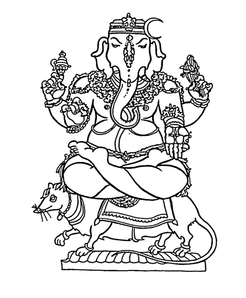 Раскраска: Индуистская мифология (Боги и богини) #109450 - Бесплатные раскраски для печати