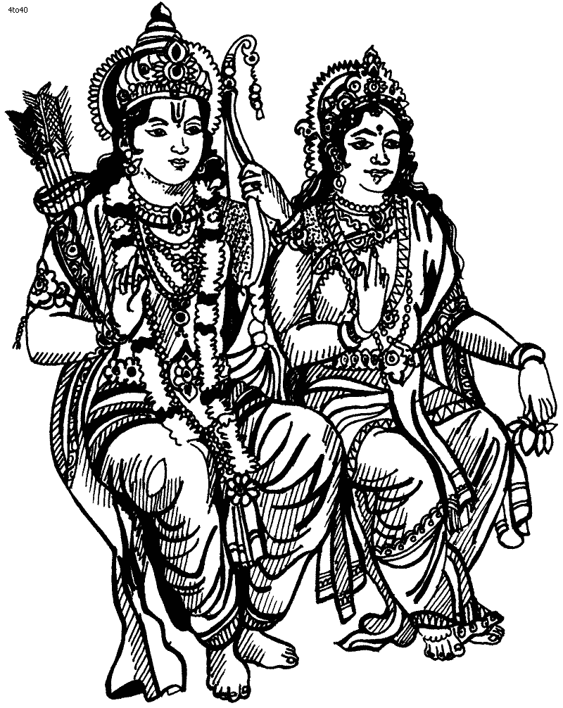 Раскраска: Индуистская мифология (Боги и богини) #109460 - Бесплатные раскраски для печати