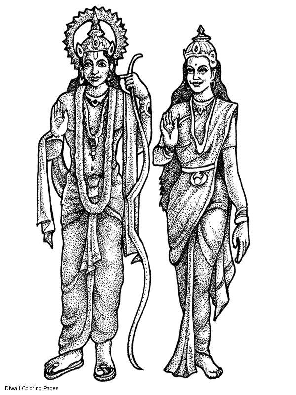 Раскраска: Индуистская мифология (Боги и богини) #109461 - Бесплатные раскраски для печати