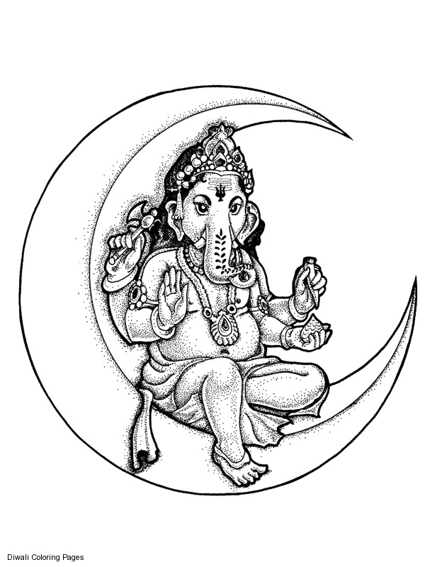 Раскраска: Индуистская мифология (Боги и богини) #109471 - Бесплатные раскраски для печати