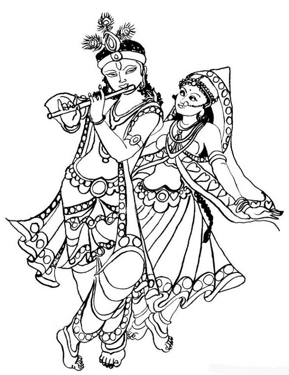 Раскраска: Индуистская мифология (Боги и богини) #109482 - Бесплатные раскраски для печати