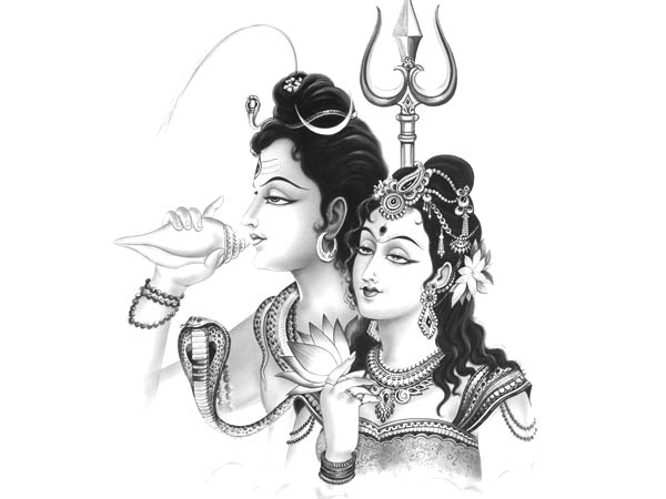Раскраска: Индуистская мифология (Боги и богини) #109504 - Бесплатные раскраски для печати