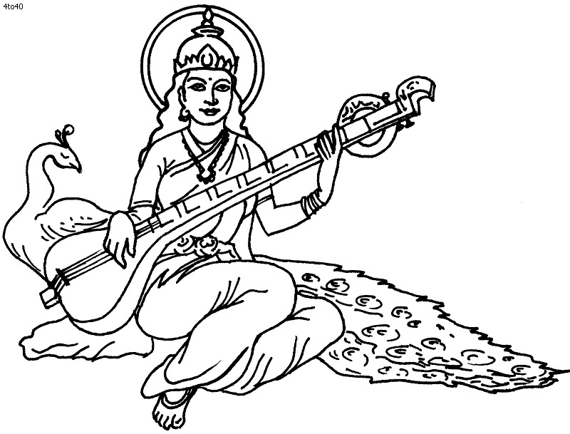 Раскраска: Индуистская мифология (Боги и богини) #109507 - Бесплатные раскраски для печати