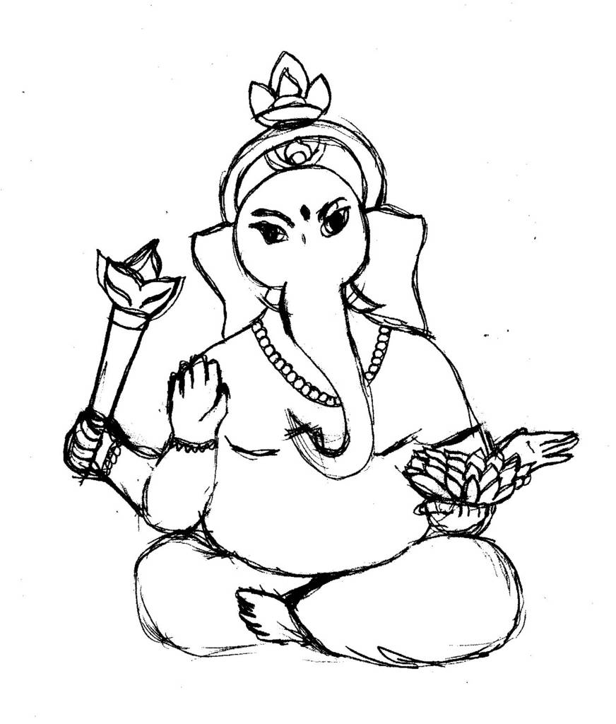 Раскраска: Индуистская мифология (Боги и богини) #109556 - Бесплатные раскраски для печати