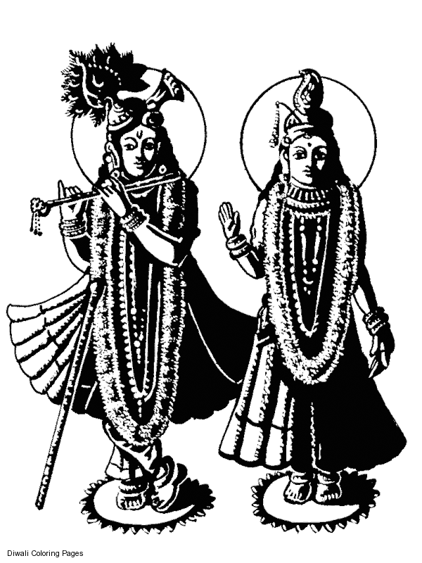 Раскраска: Индуистская мифология (Боги и богини) #109573 - Бесплатные раскраски для печати