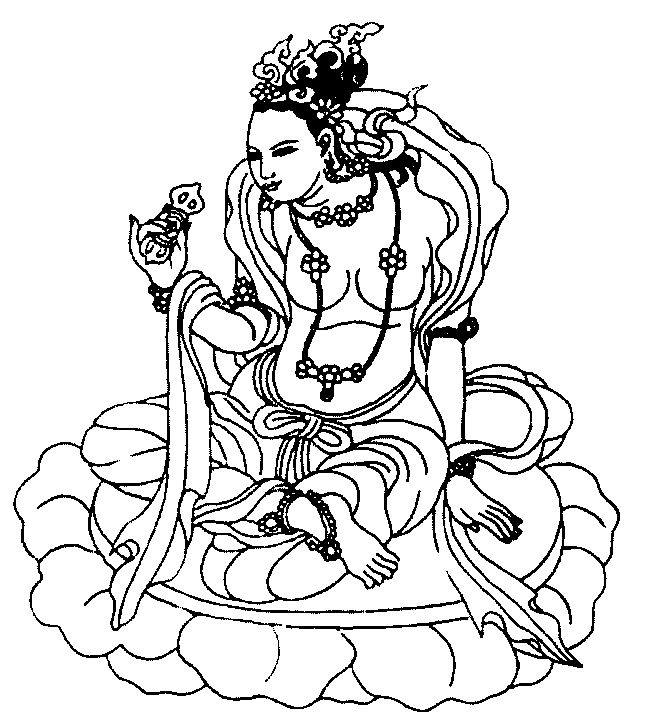 Раскраска: Мифология индуизма: Будда (Боги и богини) #89513 - Бесплатные раскраски для печати