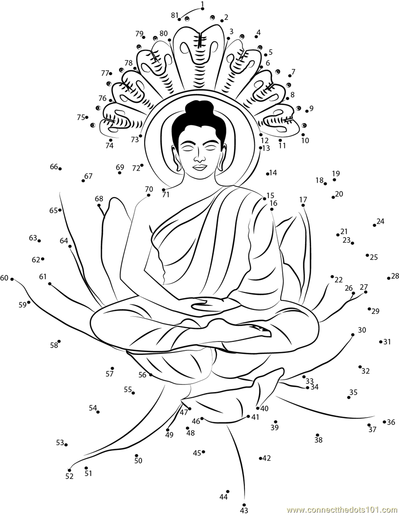 Раскраска: Мифология индуизма: Будда (Боги и богини) #89524 - Бесплатные раскраски для печати