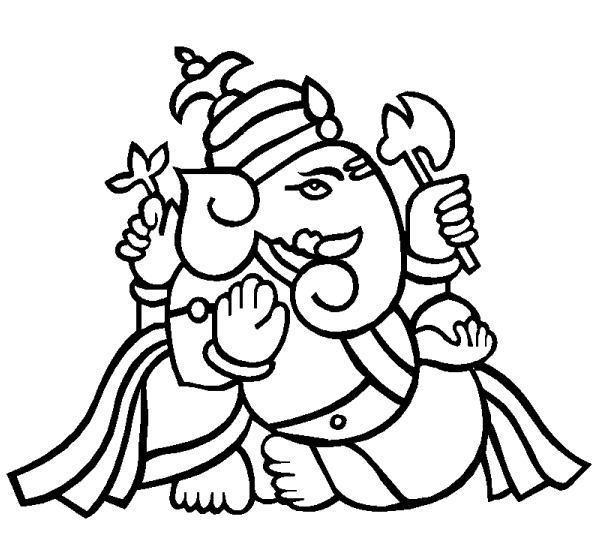 Раскраска: Индуистская мифология: Ганеш (Боги и богини) #96867 - Бесплатные раскраски для печати