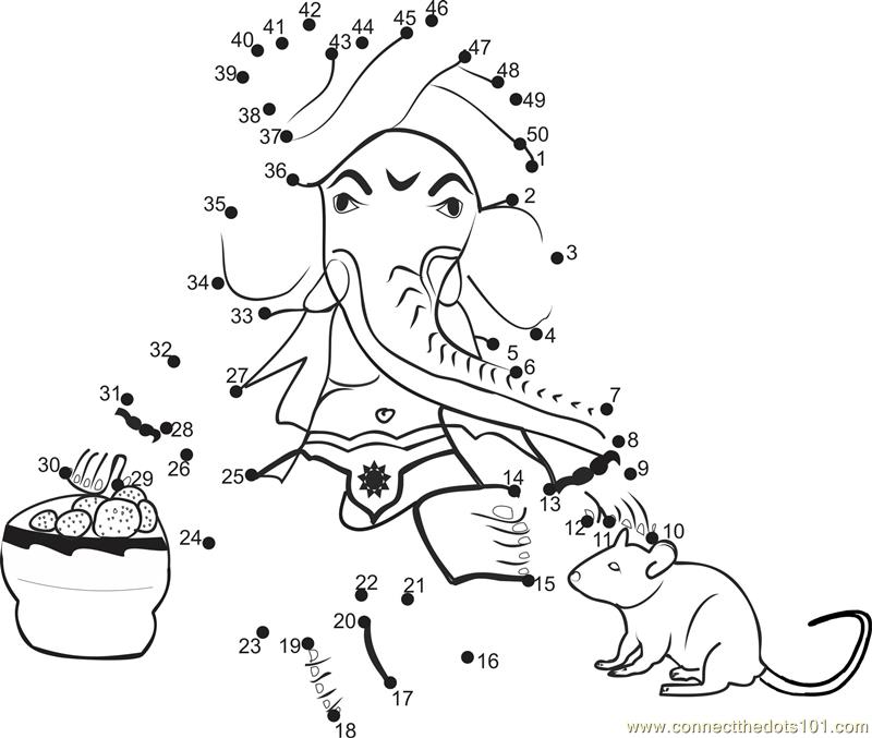 Раскраска: Индуистская мифология: Ганеш (Боги и богини) #96916 - Бесплатные раскраски для печати