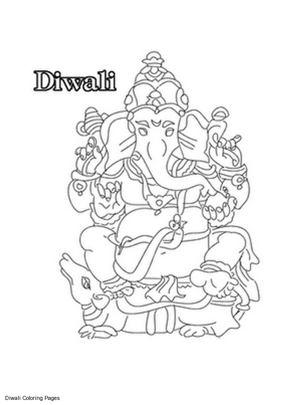 Раскраска: Индуистская мифология: Ганеш (Боги и богини) #96925 - Бесплатные раскраски для печати