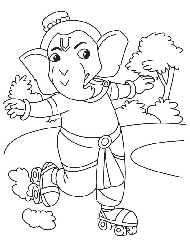 Раскраска: Индуистская мифология: Ганеш (Боги и богини) #96930 - Бесплатные раскраски для печати