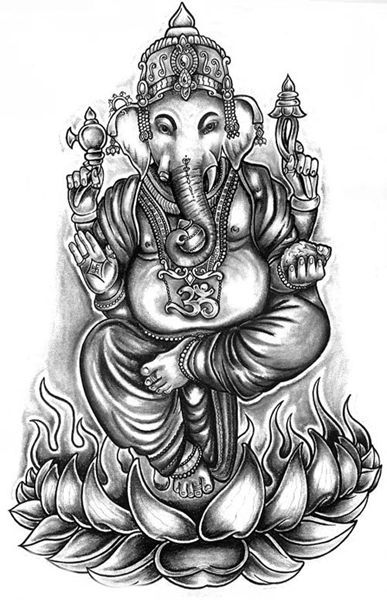 Раскраска: Индуистская мифология: Ганеш (Боги и богини) #97043 - Бесплатные раскраски для печати