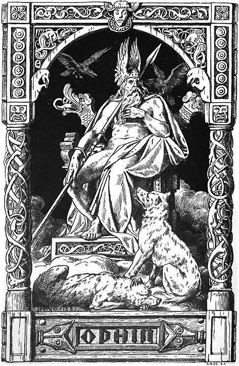 Раскраска: Скандинавская мифология (Боги и богини) #110414 - Бесплатные раскраски для печати