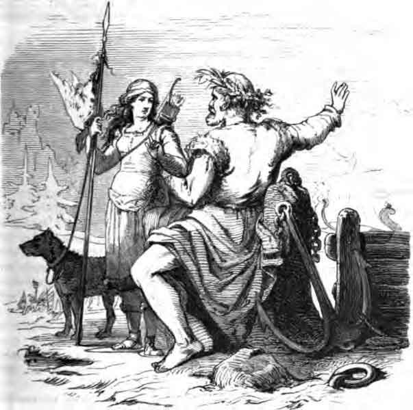 Раскраска: Скандинавская мифология (Боги и богини) #110434 - Бесплатные раскраски для печати