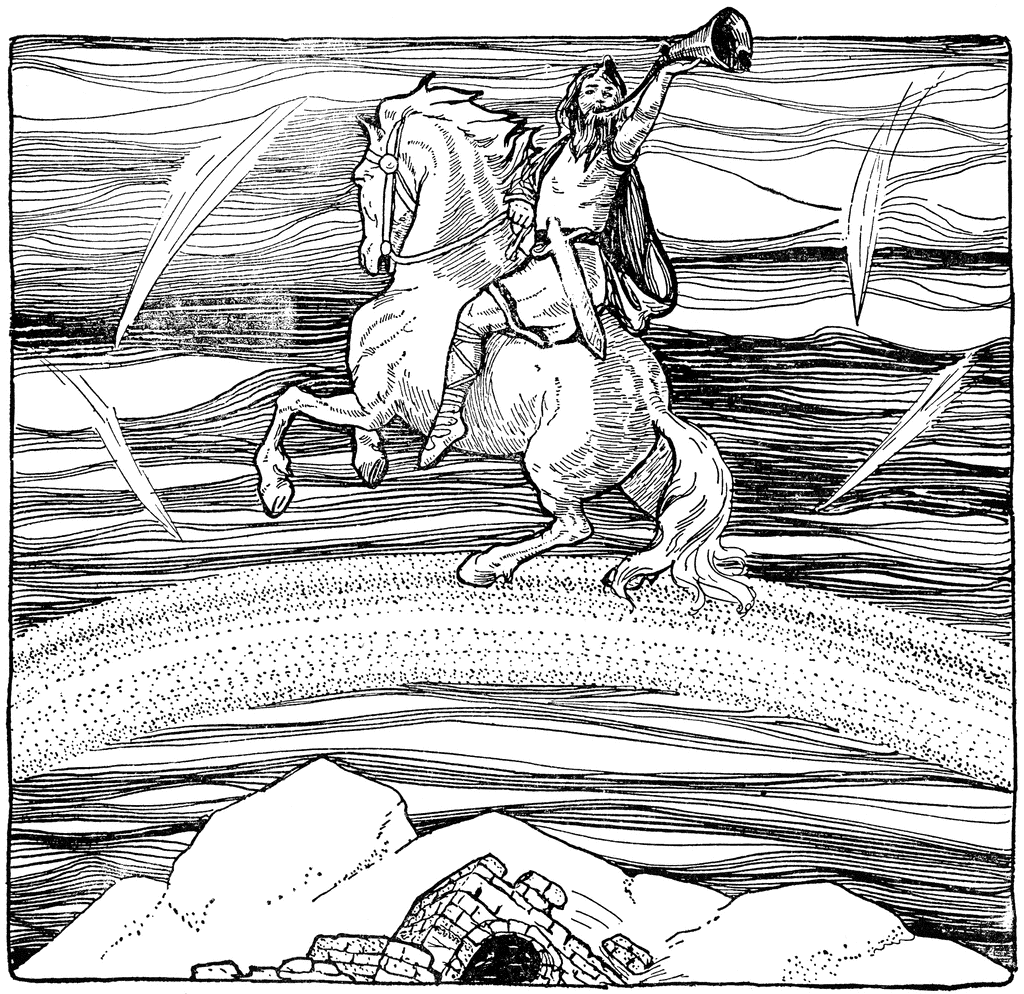 Раскраска: Скандинавская мифология (Боги и богини) #110548 - Бесплатные раскраски для печати