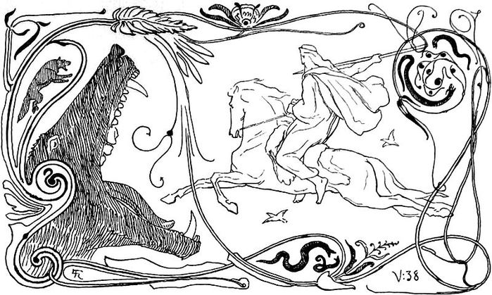 Раскраска: Скандинавская мифология (Боги и богини) #110557 - Бесплатные раскраски для печати