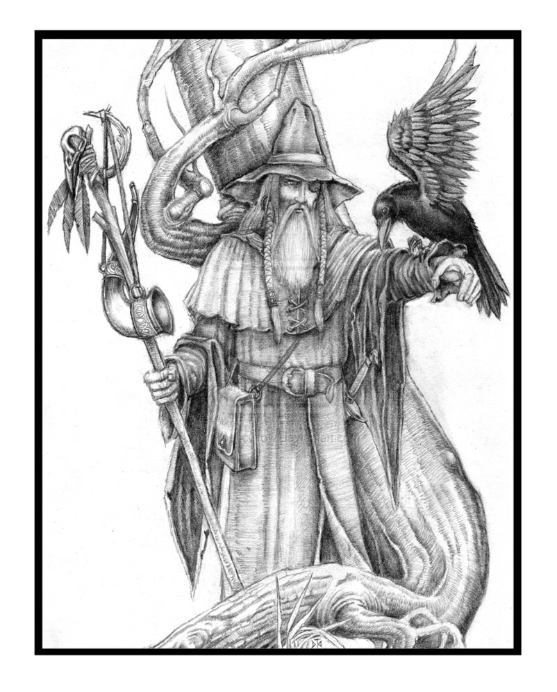 Раскраска: Скандинавская мифология (Боги и богини) #110563 - Бесплатные раскраски для печати